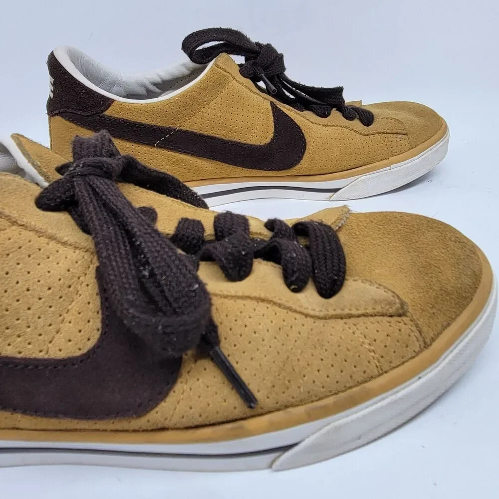 Nike 318333-721 Sweet Classic Mens Mustard Yellow Suede Sneakers US 10 EUR 44